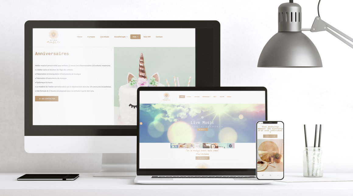 Do It with Music – Site internet