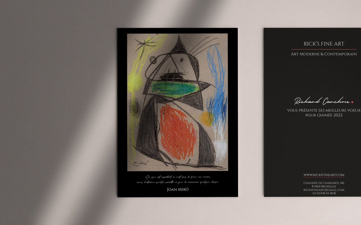 Ricks Fine Art – Carte de Voeux